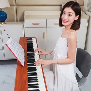 Piano digital portátil de 88 teclas con teclas sensibles a la velocidad para principiantes, uso doméstico, alimentado por batería y USB - Product Image 3