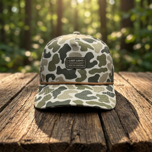 Cappello Richardson 258 Style Snapback con Cordino, Berretto Classico a Cinque Pannelli con Cordino, Cappellino da Baseball Mimetico Personalizzato con Patch <span class=keywords><strong>in</strong></span> Gomma - Product Image 1