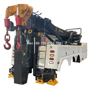 4 tời cao tùy chỉnh thực hiện Dot chứng nhận 50 tấn 75 tấn rotator wrecker cơ thể cho nhiệm vụ nặng nề người phá hủy cơ thể