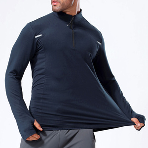 Thở người đàn ông bền của Workout Tops nén Marathon chạy thể dục dài tay áo thể thao Tops mặc - Product Image 4