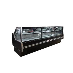 Réfrigérateur commercial à refroidissement par air <span class=keywords><strong>de</strong></span> 2,9 m, réfrigérateur numérique à température unique, vitrine pour la viande fraîche et le poisson, réfrigérateur/vitrine pour boucheries - Product Image 6