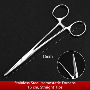 Pinzas Hemostáticas Médicas de Acero Inoxidable, Pinzas Vasculares con Varios Patrones, Instrumentos de Cirugía Estética y Plástica - Product Image 6