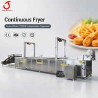 Machine à frire en continu avec système de filtration d'huile pour prolonger la durée de vie de l'huile pour les chips et les nuggets de poulet