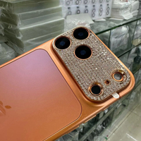 Protection d'objectif anti-rayures diamant chaud pour iPhone 14 lentille de caméra de protection complète verre trempé pour iPhone 11 12 13 15 pro max