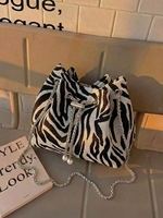 Sac à bandoulière en toile pour femme 2026, sac à main vintage exquis avec chaîne simple, sac à bandoulière croisé