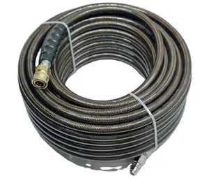 PA PU Steel Wire Braided Pressure Hose For High pressure Car Washer Car Washing rubber hoses