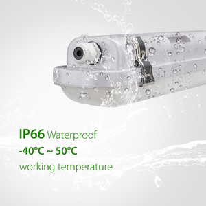 IP66 Wet Location Vapor Tight <strong>LED</strong> Fixture 2FT 4FT 20W 40W 60W 0-10V Dim 5 Years Warranty Triproof <strong>Light</strong> For Outdoor