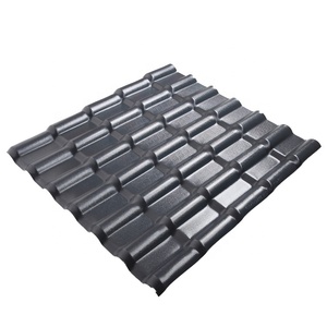Nueva generación No <span class=keywords><strong>se</strong></span> desvanece brillante Color resistente a <span class=keywords><strong>la</strong></span> corrosión de resina de plástico español teja de techo - Product Image 6