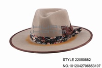 Nouvelle mode laine Fedora chapeau pour hommes rouge laine Fedora porc tarte crayon bord dur chapeaux haute qualité large bord Fedora chapeaux