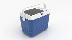20L Modern Solar <strong>Powered</strong> Cooler Bag PE Material with Thermal Fishing Features Logo &amp; Letter Pattern Use for Cans Table <strong>Cool</strong> <strong>Box</strong> - Product Image 2