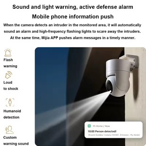 Mỹ Cổ Phiếu Xiaomi Ngoài Trời Máy Ảnh Cw300 Wi-Fi + Có Dây Rj45 Mỹ Thông số kỹ thuật 2.5K Siêu 4MP Thông Minh Đầy Đủ Màu Sắc Tầm Nhìn Ban Đêm An Ninh Máy Ảnh - Product Image 5