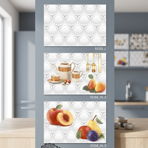 Qualité d'exportation de haute qualité 12x18 numérique brillant carreaux de mur en céramique équipement de cuisine photo imprimé taille 30x45cm 300x450mm - Product Image 1