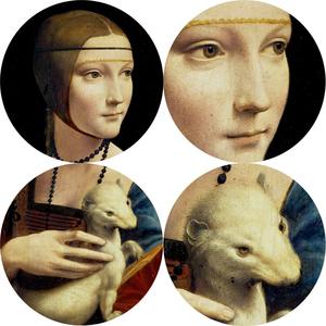 Célèbre peinture de Léonard de Vinci peinte à la main moderne décorative huile toile <span class=keywords><strong>affiche</strong></span> pour chambre ou salon mur Art - Product Image 3