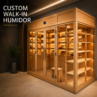 Cave à vin et humidificateur multi-zones à grande capacité avec contrôle de température pour usage domestique et commercial
