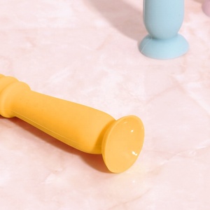 Ensemble de cuillères veloutées pour bébé, en Silicone, ustensiles d'alimentation, première scène, sans BPA - Product Image 6