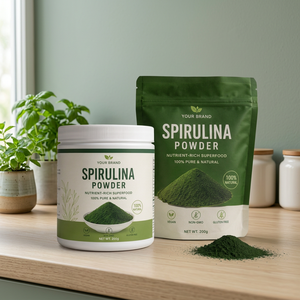 Espirulina Natural en Polvo 1kg, Alga Verde Superalimento Vegano a Base de Plantas, Suplemento Dietético, Fórmula Rica en Nutrientes, Sin Gluten - Product Image 1