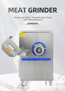 Picadora de Carne Automática, de Alta Potencia, Comercial, de Acero Inoxidable, para Mataderos a Gran Escala, Práctica para Carne Congelada - Product Image 6