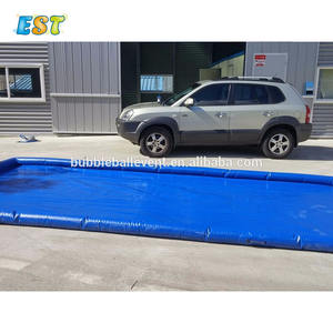 Pas cher Prix PVC Souple coloré Gonflable de Lavage de <span class=keywords><strong>Voiture</strong></span> Nettoyage Tapis de Garage En Plastique Plancher De Confinement Tapis - Product Image 2