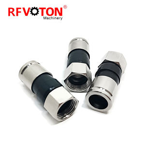 Conector de <span class=keywords><strong>Cable</strong></span> Coaxial RG6 de Grado Profesional con Interfaz Macho F, Adaptador de Compresión RF para CATV/SAT/<span class=keywords><strong>Internet</strong></span> - Product Image 3