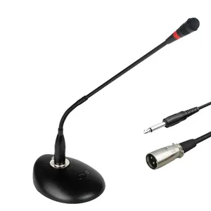 Taşınabilir takılabilir masa dağı 4 pin 75cm cundoncer dilsiz anahtarı ile gooseneck konferans mikrofonu xlr