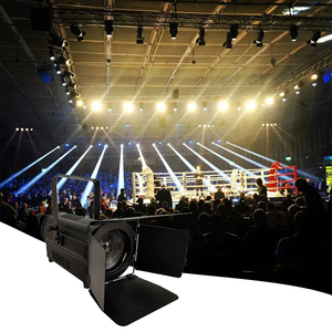 Luz Fresnel LED RGBW 4 en 1 <span class=keywords><strong>de</strong></span> Alta Gama <span class=keywords><strong>de</strong></span> 300W con Zoom Eléctrico para Teatro, Televisión y Eventos Itinerantes - Product Image 1