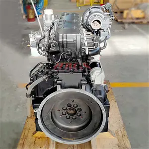 Merek Baru QSB6.7-C220-30 Motor 163kw 2200Rpm Mesin Diesel QSB 6.7 C220 dengan SAE 2 Flywheel Perumahan