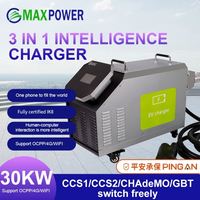 Offre Spéciale usine directe Dc Ev chargeur 380V CCS2 30KW station de charge de véhicule électrique multifonctionnelle chargeur EV pour Byd