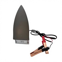 Fer à repasser électrique solaire 12V DC portable avec pinces crocodiles pour camping, voiture, voyage, usage domestique – Vente en gros