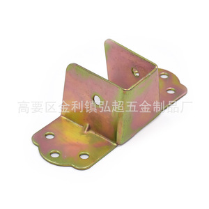 Support de Cadre en Bois Hirotaka, Connecteur de Lit en Fer Plaqué Durable de 28 mm - Product Image 4