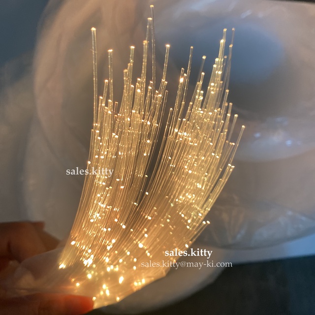 Mitsubishi CK-0.75mm 1.0mm 1.5mm 2.0mm Pmma End Glow Fiber Optic Cable Plastic Optical Fiber for Starry Sky Ceiling Lighting