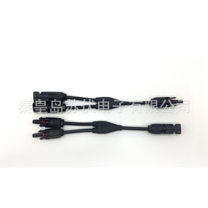 Pv-Sc03 <b>Solar</b> <b>Panel</b> Y Type <b>Connector</b> 1 To 2 Dc Plug In Waterproof For Pv System - Product Image 3