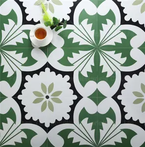 Modern Flower Pattern Tiles Outdoor Interior Floor Bathroom Kitchen Wall Painted Flora Porcelain Tiles