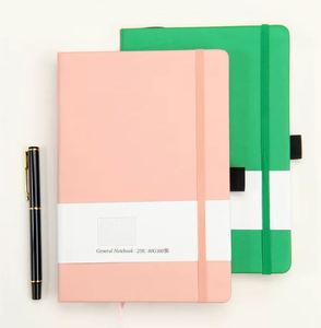 A5 Custom Purple Hardcover Journal Notebook with PU Leather Saddle Stitched for Personal Use - Product Image 4