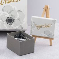 Couvercle avec impression florale, boîte cadeau pour vêtements, emballage pour bébés, en Stock