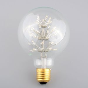 Ampoule <span class=keywords><strong>LED</strong></span> Ciel Étoilé 3W, Lampes Globe G80 <span class=keywords><strong>G95</strong></span> G125 <span class=keywords><strong>E27</strong></span> 110V/220V, Ampoule <span class=keywords><strong>LED</strong></span> Effet Feu d'Artifice pour Décoration Maison et Fêtes - Product Image 2