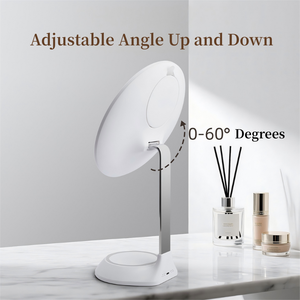 Nuovo Specchio per il <span class=keywords><strong>Trucco</strong></span> con Ricarica Wireless Intelligente, Luce LED a Luminosità Regolabile e Lente d'Ingrandimento Rimovibile - Product Image 5