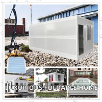 Panneau sandwich direct usine, maison conteneur moderne étanche de 20 pieds à assemblage rapide, unité modulaire préfabriquée pour la construction d'hôtels