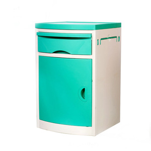 Hospital Bedside <b>Table</b> ABS Plastic Rectangle With Drawer For Bedroom Use - Product Image 2