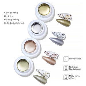 JTING Gel de Peinture Métallique Effet Miroir Or Argent Haute Brillance Qualité Supérieure, Gel de Peinture pour Ongles, Gel Polish, Conception Personnalisée ODM - Product Image 5