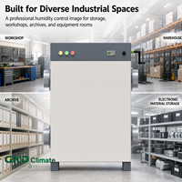 Nouveau déshumidificateur électrique à déshydratation par rotation pour systèmes de traitement de l'air industriels avec une capacité de 288 L/jour et un débit d'air de 1850 m³/h