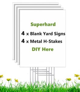 Impression numérique couleur extérieure pour panneau publicitaire en Coroplast, surface anti-reflet, panneau de jardin et de pelouse pour promotions - Product Image 3