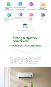 Aire Acondicionado de 1.5 HP Super One Edición Profesional con Pantalla LED Inteligente y Calefacción KFR-35GW/V1A1 - Product Image 2