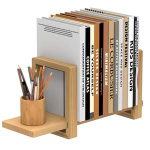 Estantería Ajustable para <span class=keywords><strong>Escritorio</strong></span>, Estantería Retro para Mesa, Estante para <span class=keywords><strong>Escritorio</strong></span>, para la Parte Superior del <span class=keywords><strong>Escritorio</strong></span> en la Sala de Estar, Oficina en Casa, Perfecta para Libros - Product Image 2