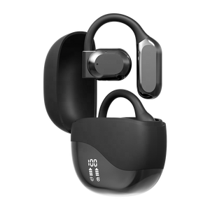 OW headphone gantung telinga konduksi udara olahraga dengan indikator baterai Digital dan Chipset JL - Product Image 1