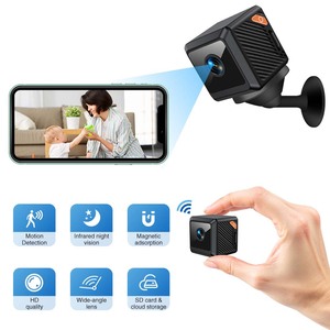 Mini caméra de sécurité sans fil IP avec batterie rechargeable intégrée de 600 mAh, installation facile, visualisation à distance, surveillance à domicile - Product Image 4