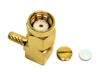 Connecteur Coaxial à Sertir Plaquée Or 50 Ohms en Laiton PTFE SMA-J-1.5 SMA-JW-1.5 SMA Mâle-Femelle pour Câbles RG174 RG316 LMR100