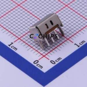 SK12D07L3B Slide Switch Through hole Component (THT) Switch Single Pole Double Throw Rectangle Pin Header PC Pin 8.6mm - Product Image 2