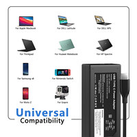 Adaptador de CA de escritorio negro 5V 9V 12V 15V 18,5 V 20V DC Fuente de alimentación 3a 2.5a 3.25a Adaptador de CA DC