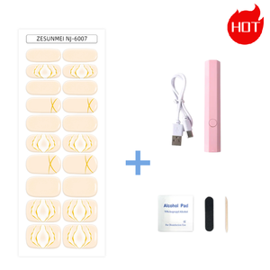 Bandes d'ongles en gel UV avec lumière UV pour application design sur les doigts Marque privée personnalisée Neon Disco Press - Product Image 3