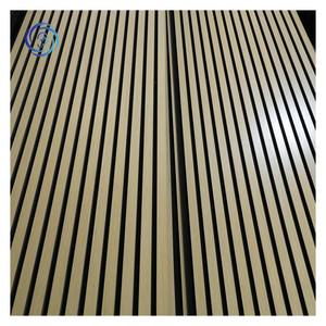 <span class=keywords><strong>Meilleur</strong></span> prix Insonorisation murale Placage de fibre de bois Panneaux muraux décoratifs Réduisant le bruit Lattes de bois Partition Intérieur - Product Image 5